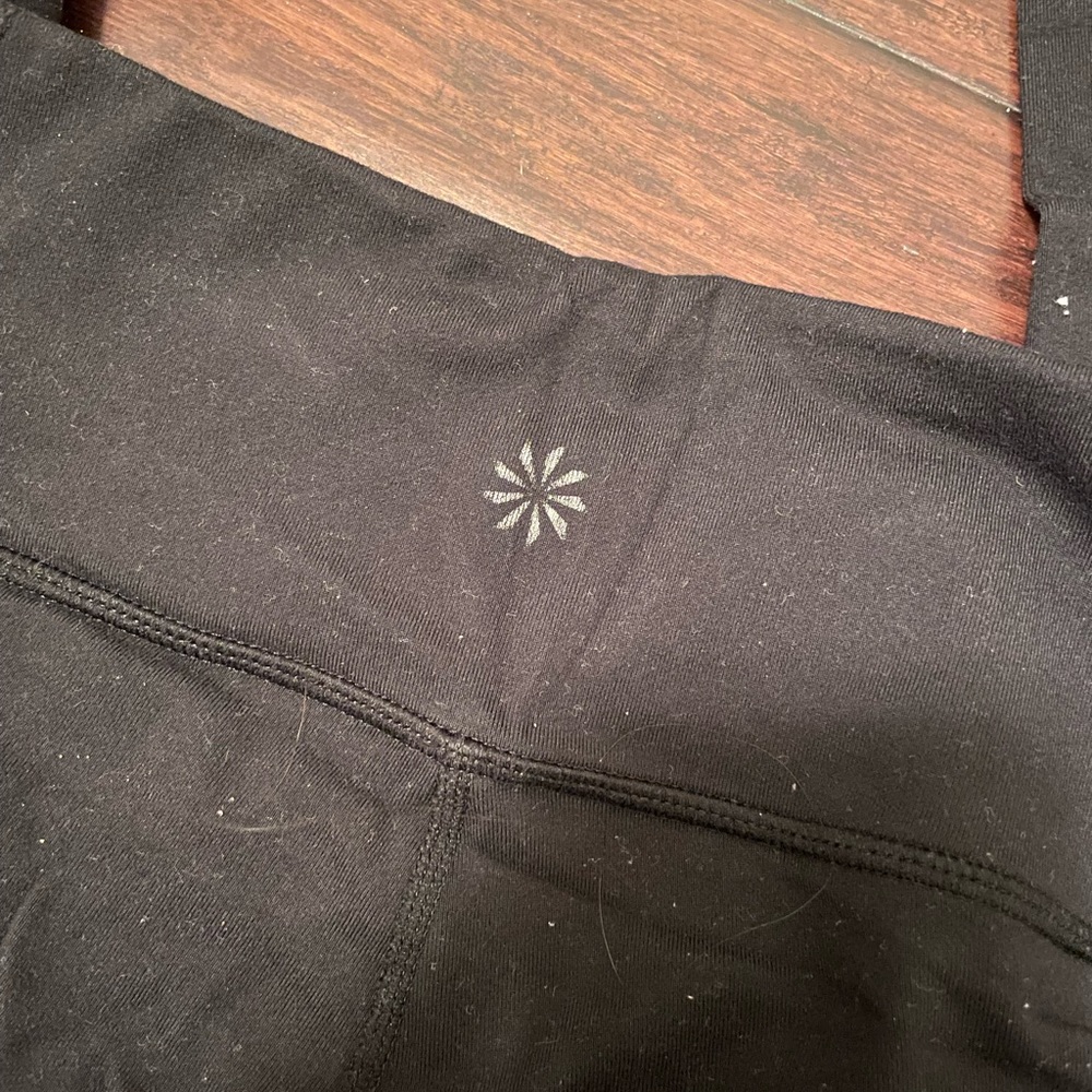 Athleta Leggings with Zippered Pockets
